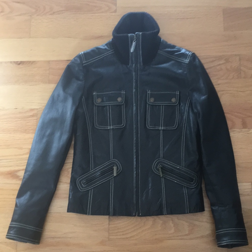 Nouhaila Cuir leather jacket